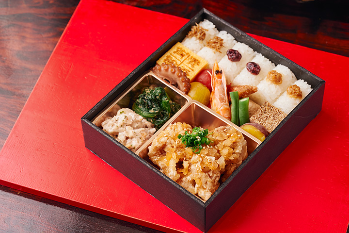 厨～KURIYA～　鶏の唐揚げ　胡麻らっきょポン酢弁当